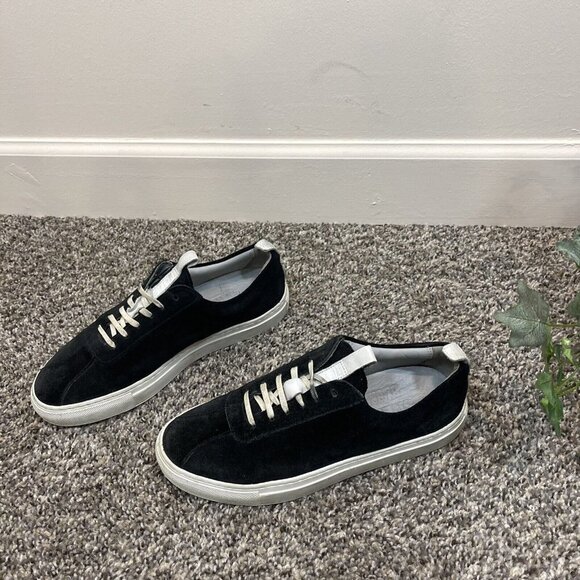 The Good Shoe Sneakers By Grenson Womens Suede Leather Sneakers Black UK 5 US 8 - Picture 4 of 10